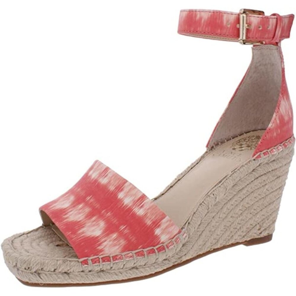 Vince Camuto Maaza Pink Tie Dye wedge sandals